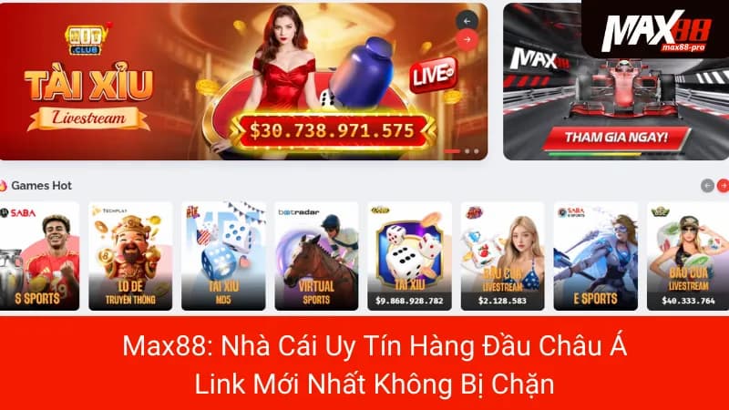 Nhà cái Max88 Các loại hình cá cược tại nhà cái Max88